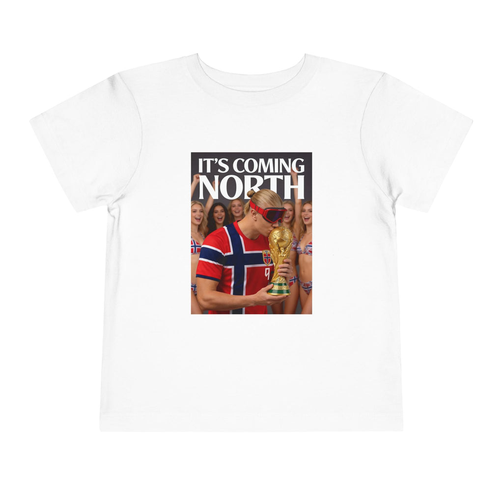 Toddler Tee — "It's Coming North" Norway World Cup Soccer Shirt