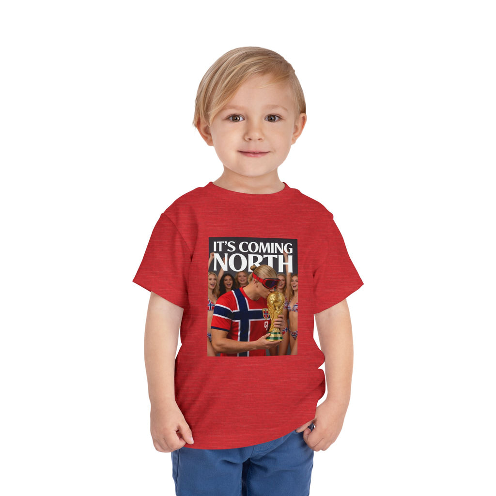 Toddler Tee — "It's Coming North" Norway World Cup Soccer Shirt