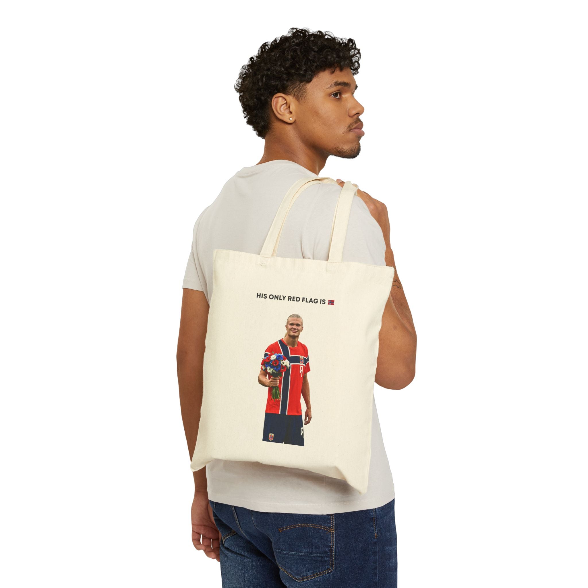 MR RIGHT Canvas Tote