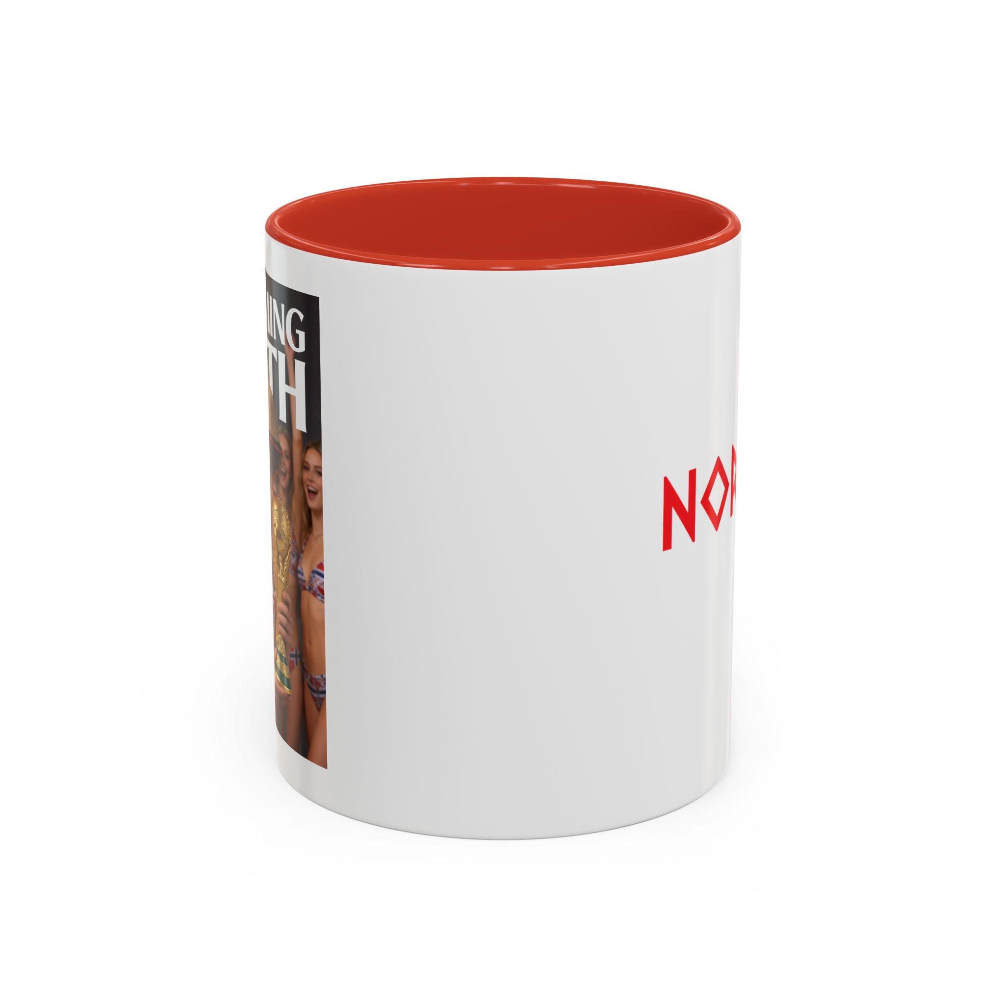 Copy of Norway "IT'S COMING NORTH" Coffee Mug – Bold Red 'NORWAY' Travel Souvenir Mug (11/15oz)