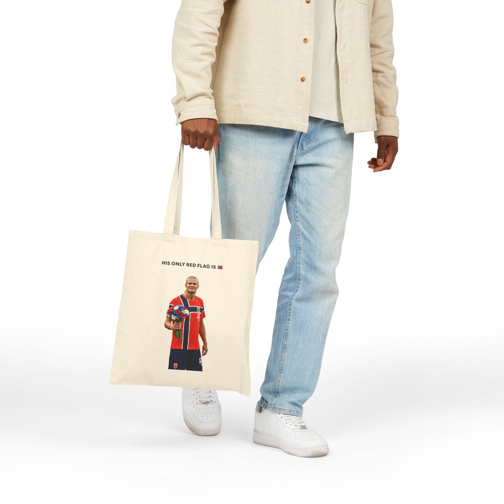 MR RIGHT Canvas Tote