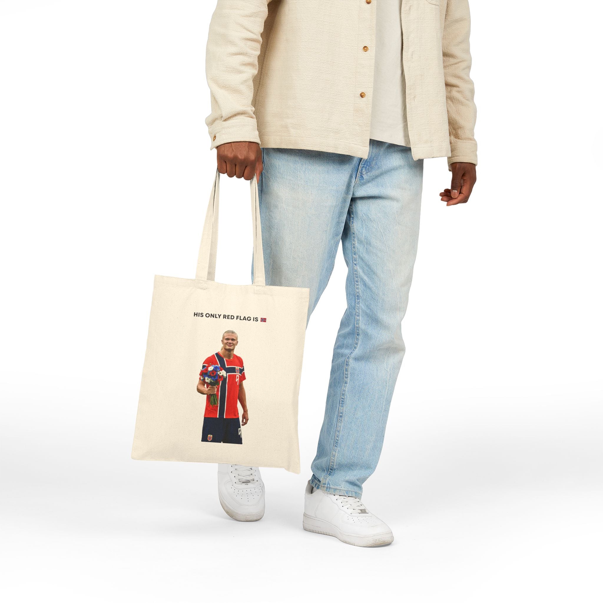 MR RIGHT Canvas Tote