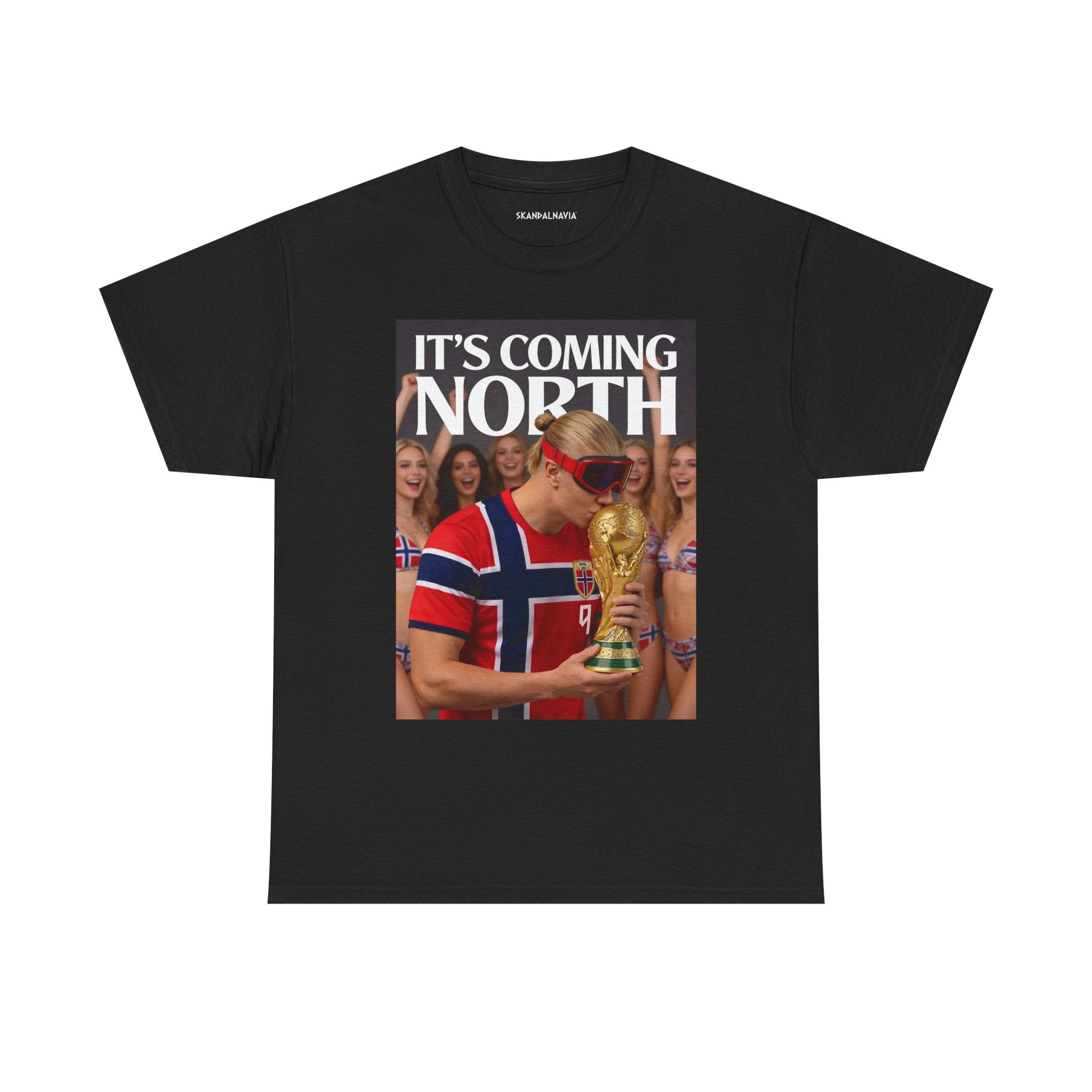 Norway Football Soccer Fan Tee — "It's Coming North" World Cup Graphic T‑Shirt