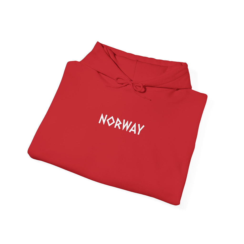 Norway Football Fan Hoodie – "It’s Coming North" Back Print Hooded Sweatshirt