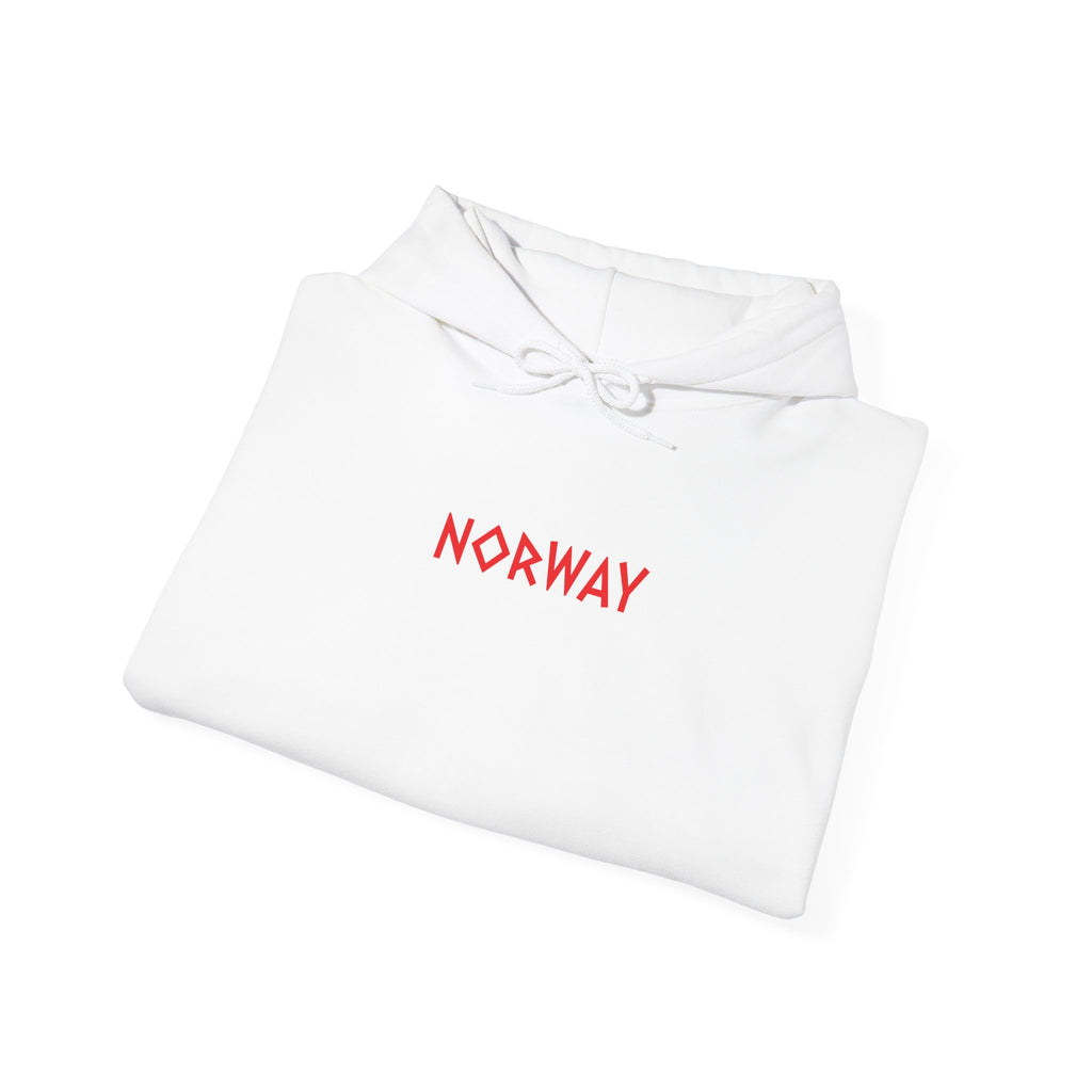 Norway Football Fan Hoodie – "It’s Coming North" Back Print Hooded Sweatshirt