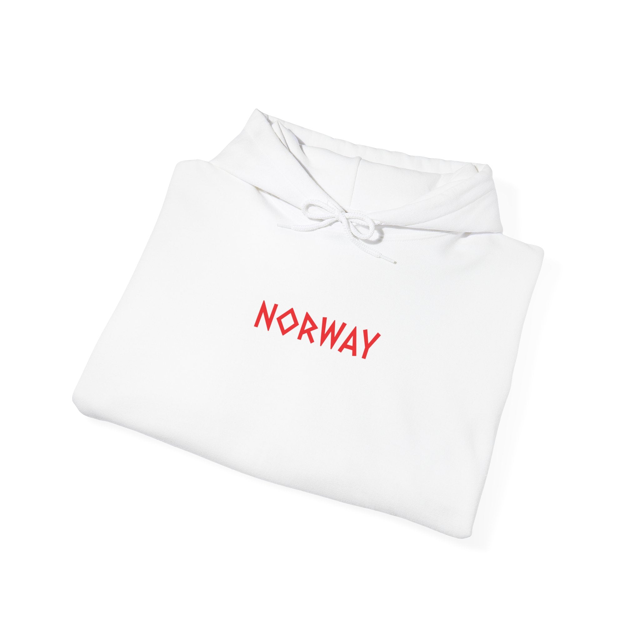 Norway Football Fan Hoodie – "It’s Coming North" Back Print Hooded Sweatshirt