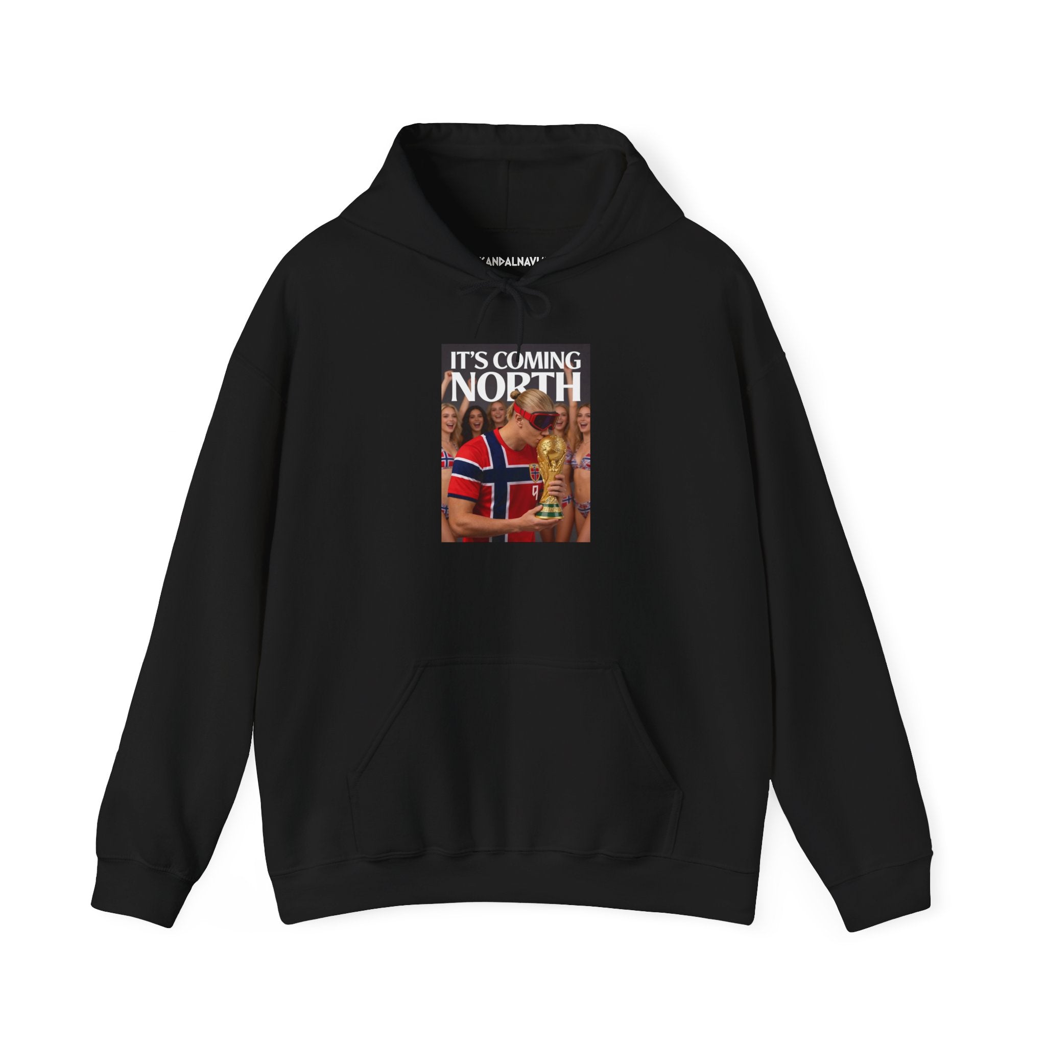 Norway Football Fan Hoodie – "It’s Coming North" Hooded Sweatshirt