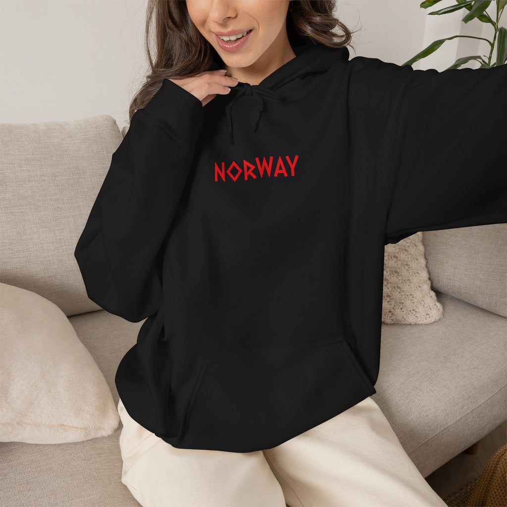 Norway Football Fan Hoodie – "It’s Coming North" Back Print Hooded Sweatshirt