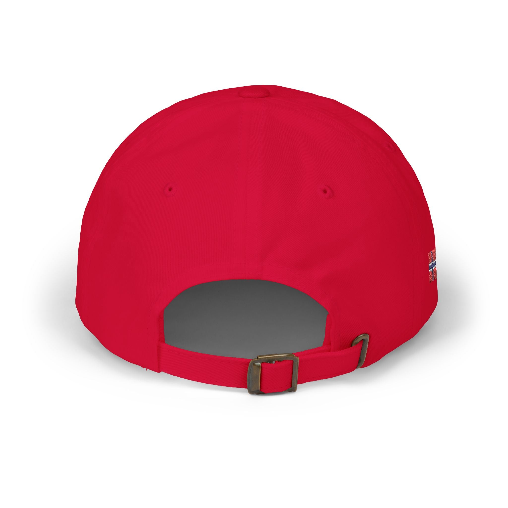 Norway Dad Cap — Embroidered Red Classic Baseball Hat