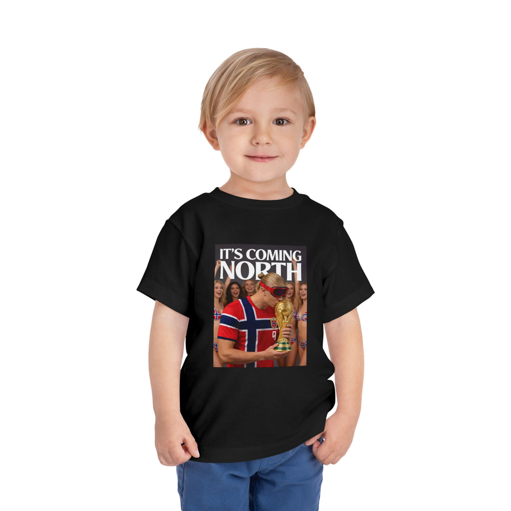 Toddler Tee — "It's Coming North" Norway World Cup Soccer Shirt