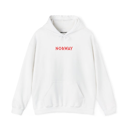 Norway Football Fan Hoodie – "It’s Coming North" Back Print Hooded Sweatshirt